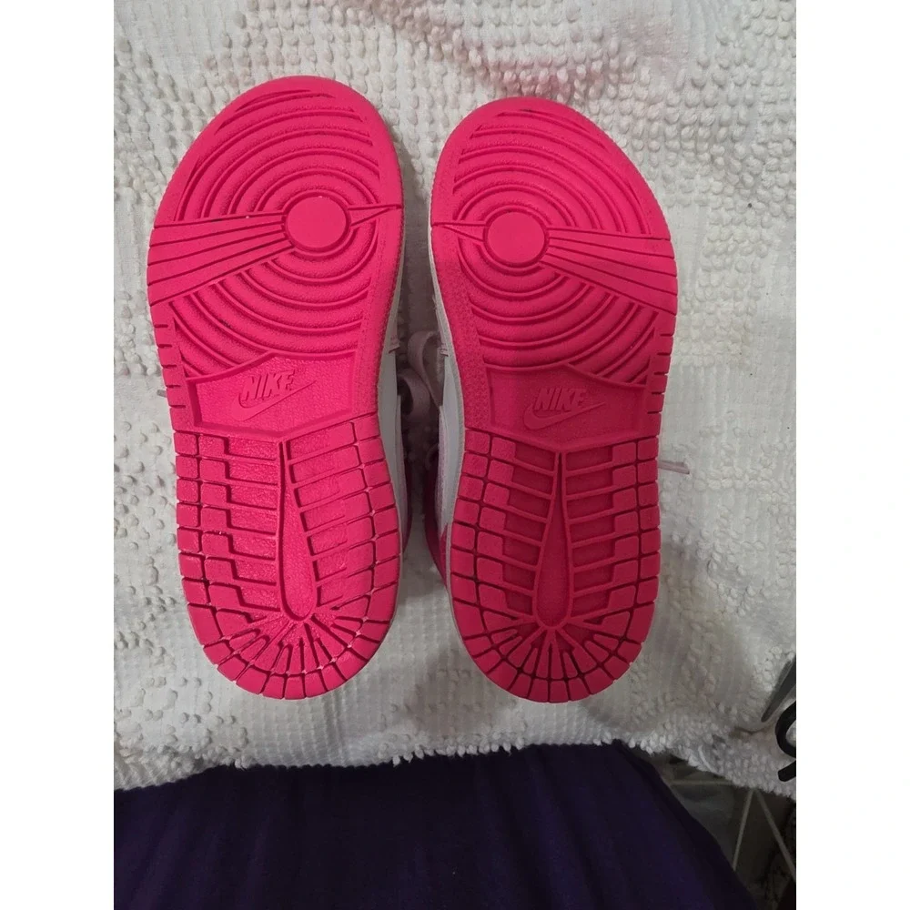 Air Jordan Retro 1 Mid Barbie Pink DQ8424 661 Sneakers Shoes Size 12 C